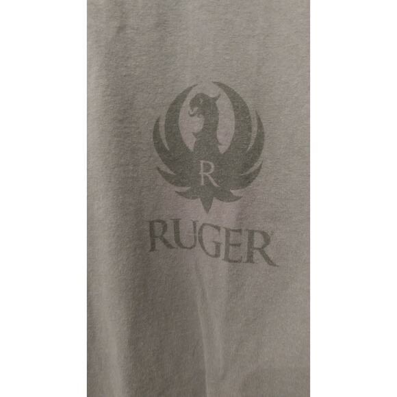 RUGER - RUGGED RELIABLE FIREARMS - M - Dark Gray T-SHIRT Med Medium - Picture 1 of 6